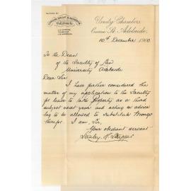 Stanley H Skipper - Adelaide - Concerning Stow Prize Regulations