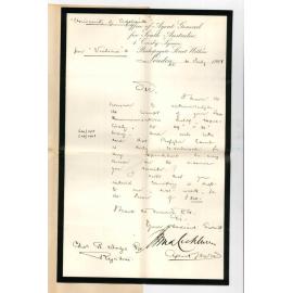 John Cockburn - Agent General for South Australia - London - Acknowledging receipt of letters of the 29 and 30 of May regarding Professor Lamb