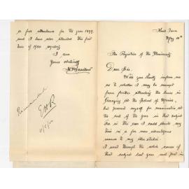 Herbert Basedow - Kent Town - Exemption from Assaying at School of Mines