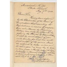 Ralph Bierwirth - Murdoch's Hill State School - Concerning admission to BA course