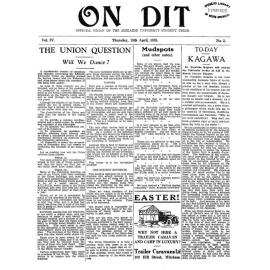 On Dit. Volume 4, Issue 2