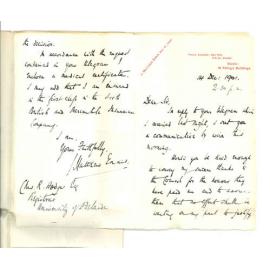John Matthew Ennis - Sydney - Forwarding Medical Certificate