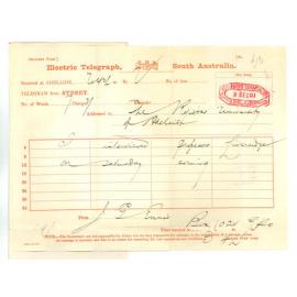 John Matthew Ennis - Sydney - Had interviewed Professor Liversidge