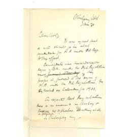 Professor William Mitchell - Stirling West - Syllabus for Degree of MA for Calendar of 1902