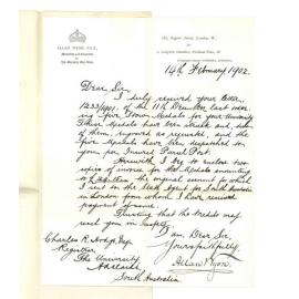 Allen Wyon - London - Forwarding Stow Medals