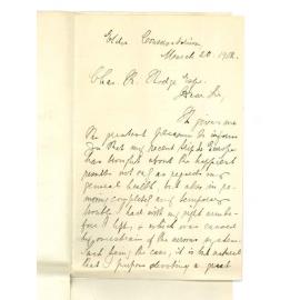 Herr Immanuel Gotthold Reimann - Conservatorium - Regarding recognition of himself as Senior Pianoforte Teacher and Pianist at Conservatorium Concerts etc