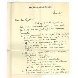Professor William Mitchell - The University - With respect to heating apparatus for his private room