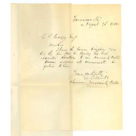 A Attiwell - Narracoorte - Name of Secretary appointed for Narracoorte Centre