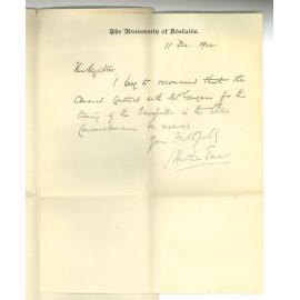 Professor John Matthew Ennis - University - Recommending Mr Gargaro contract for Piano Tuning be received