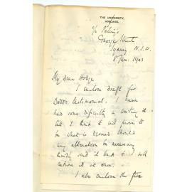 Professor J Matthew Ennis - Sydney - Draft for Dodds Testimonial noting errors in Music Pamphlet