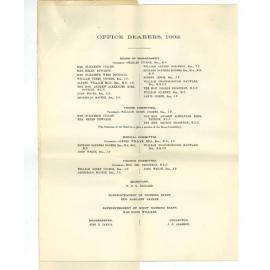 B Smeaton - Adelaide Hospital - Alterations made in Rules and List of Medical Officers