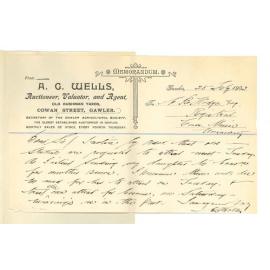 A G Wells - Gawler - Daughters time for lessons at Conservatorium