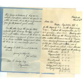 J R Wilton - Adelaide - Requesting refund of fees