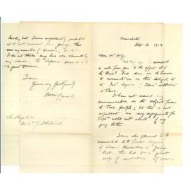 Professor Horace Lamb - Manchester - Re International Congress of Education at Paris