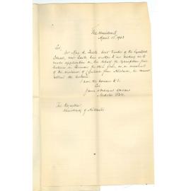 Andrew Scott for Max H Thiele - Head teacher Lyndoch School - Exemption from attendance at lectures