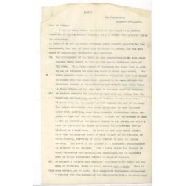 Professor Edward von Blomberg Bensley - University - Condition of Library