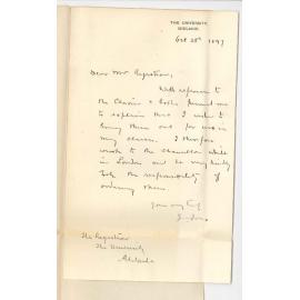 Professor Joshua Ives - The University - Regarding Clavier and Music Books purchased in London