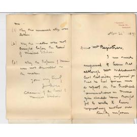 Professor Joshua Ives - Concerning report from C Lee Williams on Practical Examinations in Music
