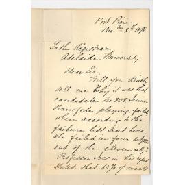 Mrs Florence Cairns - Port Pirie - Re Music Examinations