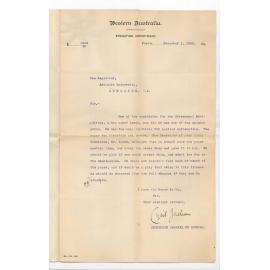 Cyril Jackson - Inspector General of Schools - Perth Western Australia - Senior Examination and Preliminary