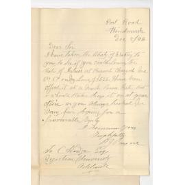 P J Payne - Hindmarsh - Re Interest on Loan