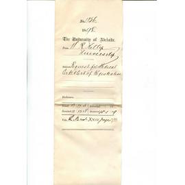 W R Kelly - University - Medical certificates - Certificate of registration