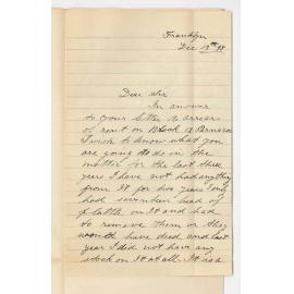 A Harding - Franklyn - Re Arrears in Rent