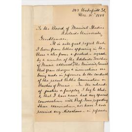 Herr Riemann - Conservatorium - Protest from Music Teachers