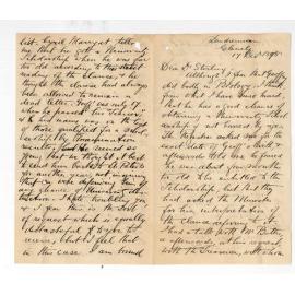 D Walter Duffield - Glenelg - Concerning age of son Walter Geoffrey Duffield and University Scholarship