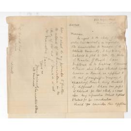 Madame Jean Durand - 265 Angas Street Adelaide - Applying for position as Teacher of French in connection with Conservatorium of Music