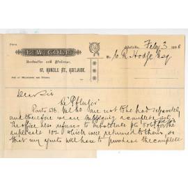 E W Cole and Company - Adelaide - Reorder for the Pfluger Magazine