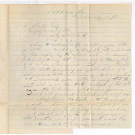 D H Adams - Saddleworth - Concerning last day of entry for Preliminary