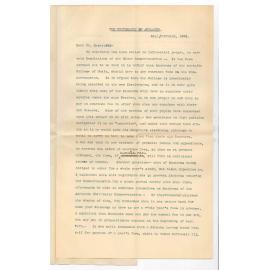 Professor Joshua Ives - Concerning the Entrance Exam fee of 10/6 and the question of students being obliged to enter for a whole years study