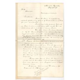 Frank John Naish - Report on the proposed Conservatorium Buildings