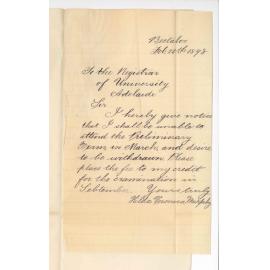 Hilda V Murphy - Beetaloo - Withdrawal from Preliminary Exam