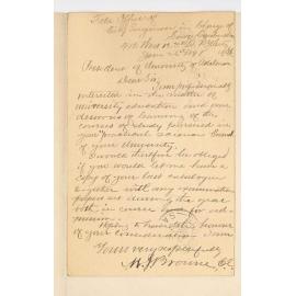 M J Browne CE - New York - Requesting information concerning University courses