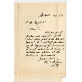 Hermann and Bernhard Zwar - Stockwell - Request for MB Certificates