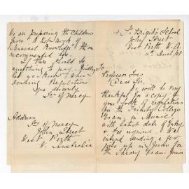 St Brigids School - Perth - Particulars Music examination to be held at Perth