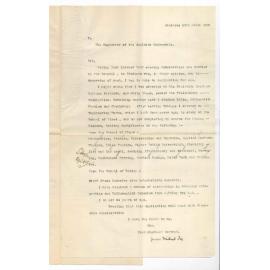 James Michael Fox - Adelaide - Application for Evening Scholarship