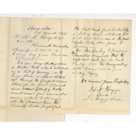 James Heggie - Angaston - Regarding University land