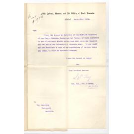 Robert Kay - Public Library etc - What rules are observed for the use of the University Seal