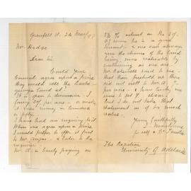 J Moorhouse - Per Self and Company Trustee - Asking if Council will sell Bartagunya