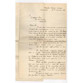 Reverend Henry G Nicholls - Norwood - Concerning the Elder Scholarships