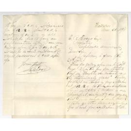 Thomas Charles Cloud - Wallaroo Bay - Concerning Miss Clouds Conservatorium fees