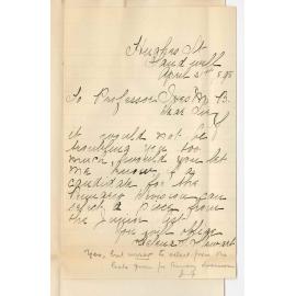 Miss Helena S Stewart - Sandwell - Information re Primary Examination