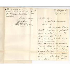 Dr A M Morgan - Adelaide - Will give course Extension Lectures on Birds