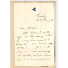 William Holder - Adelaide - Credit for MB lectures