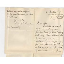 Gertrude Lougher - Sydney - Particulars salary etc Teacher Harp