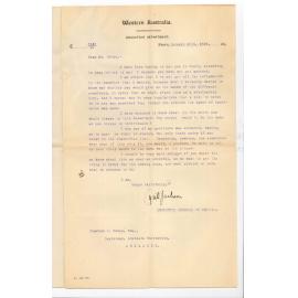 Cyril Jackson - Perth - Further information re Preliminary Junior and Senior Exams