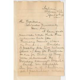 Maude Howie - McLaren Vale - Primary Exams in Music